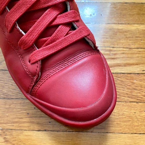 Diesel Men’s Red high top sneakers Size 8.5 - Picture 10 of 11